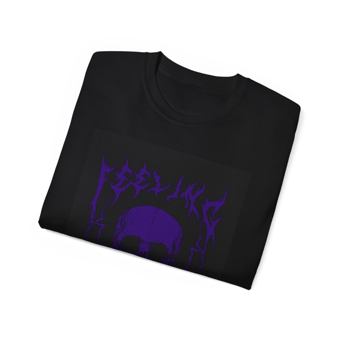 Unisex Ultra Cotton Tee - 'Feeling' Skull Graphic T-Shirt - Bold Streetwear Style