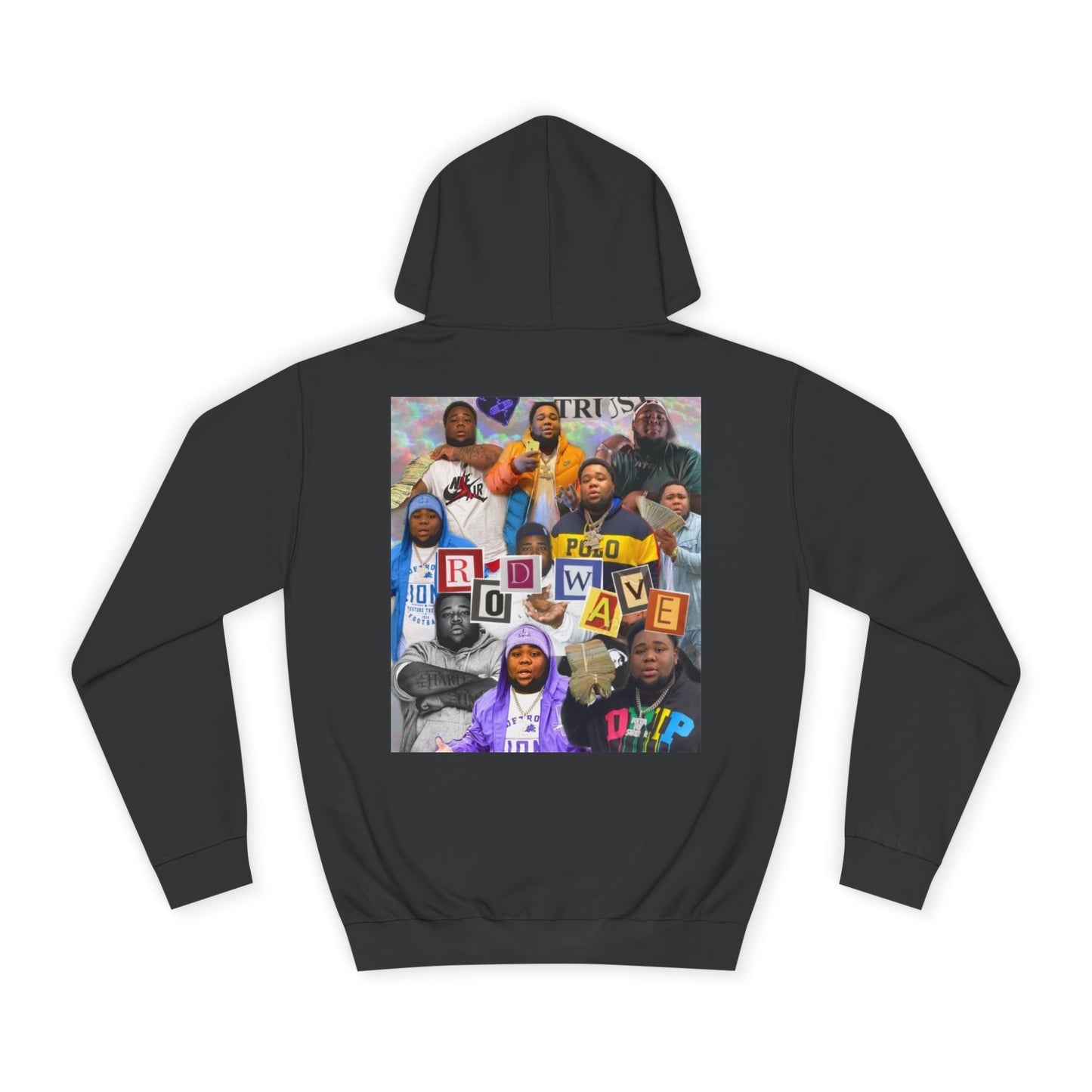 Unisex College Hoodie with Bold Graphic Design - Perfect for Students and Fans