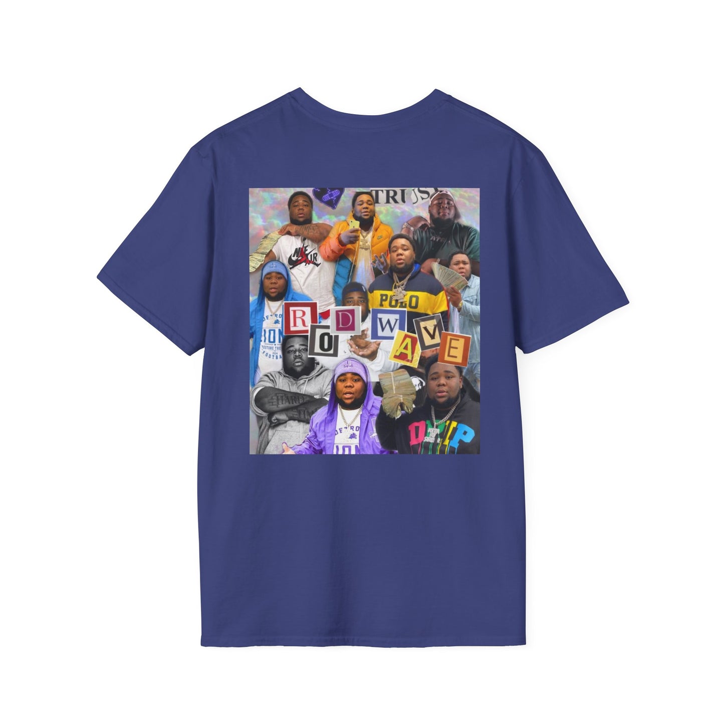 Unisex Softstyle T-Shirt with Ridwave Graphic - Casual Streetwear for Music Lovers