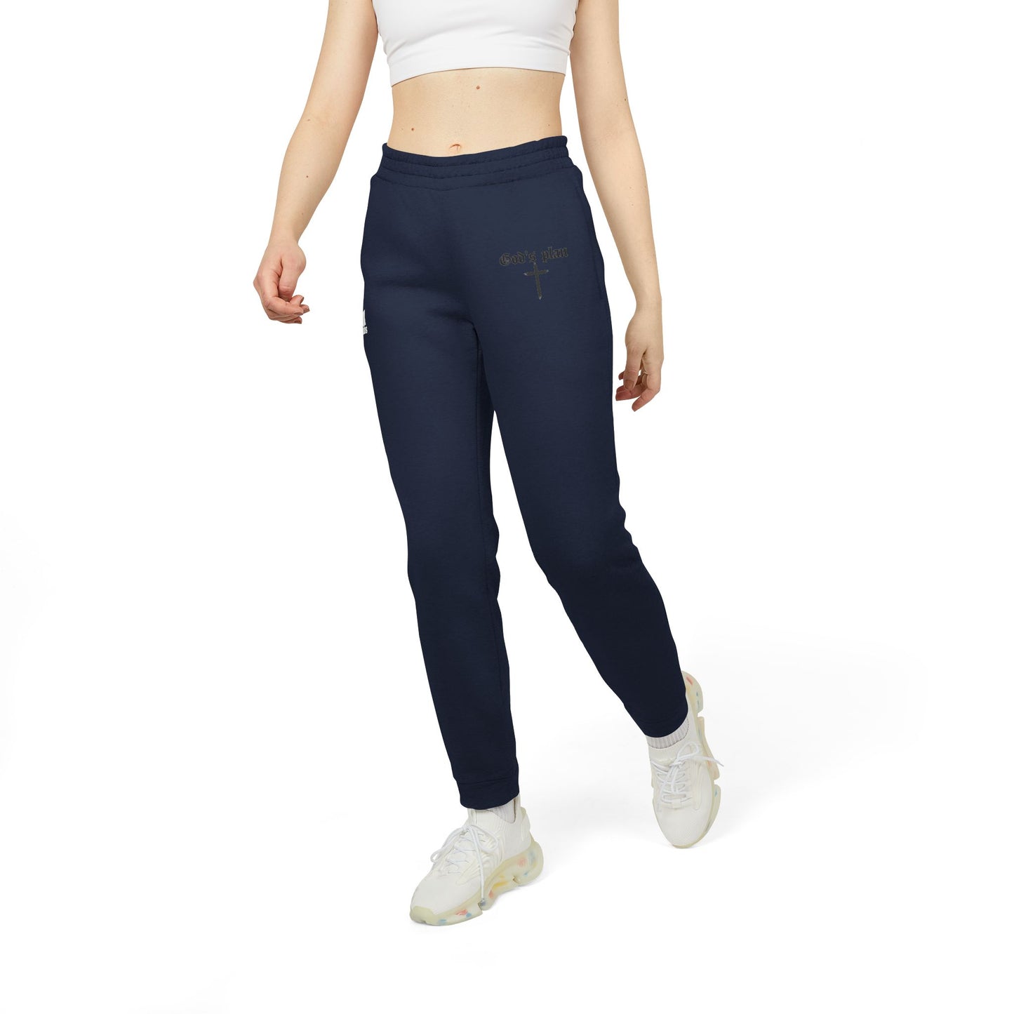 Adidas Unisex Fleece Joggers - God's Plan Sportswear