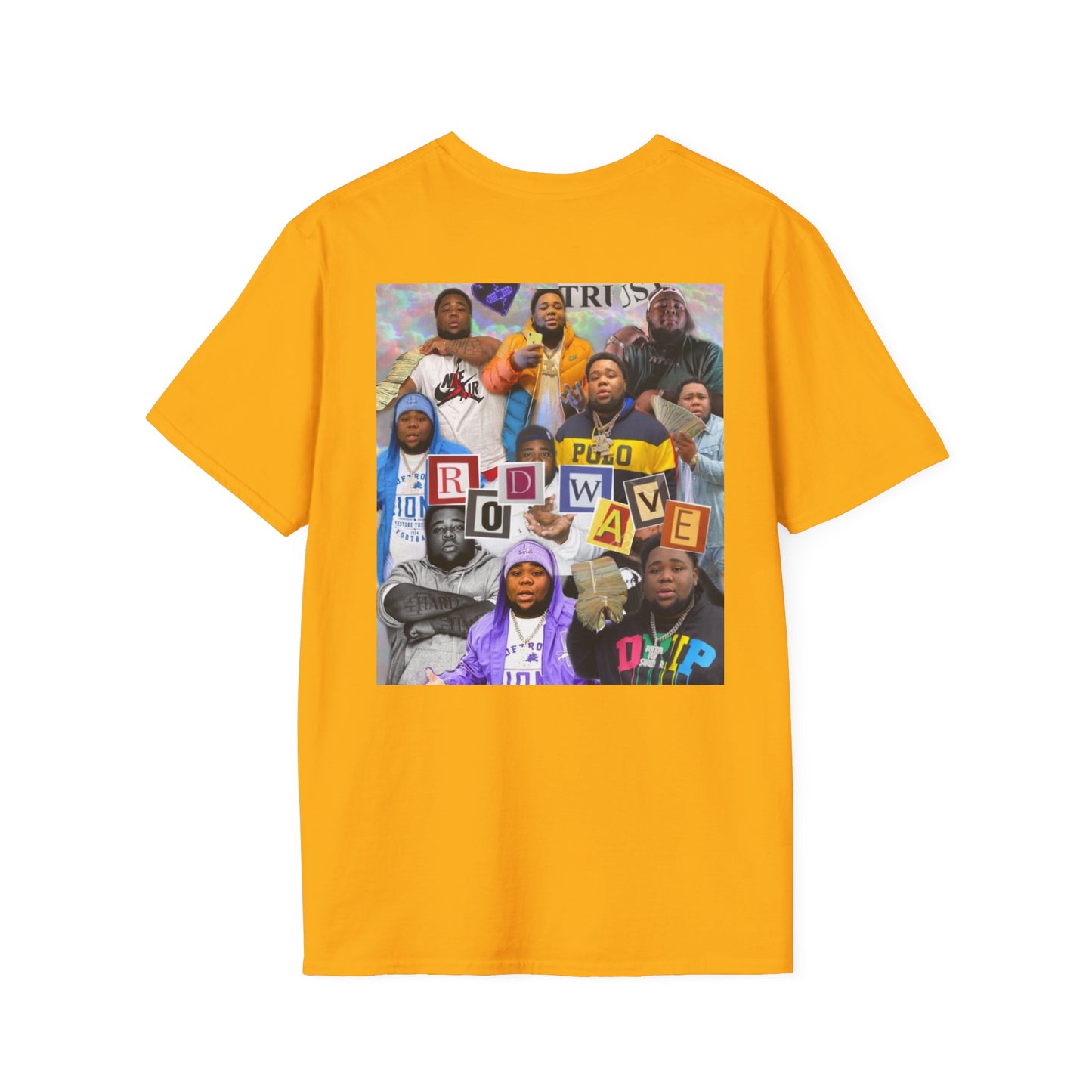 Unisex Softstyle T-Shirt with Ridwave Graphic - Casual Streetwear for Music Lovers