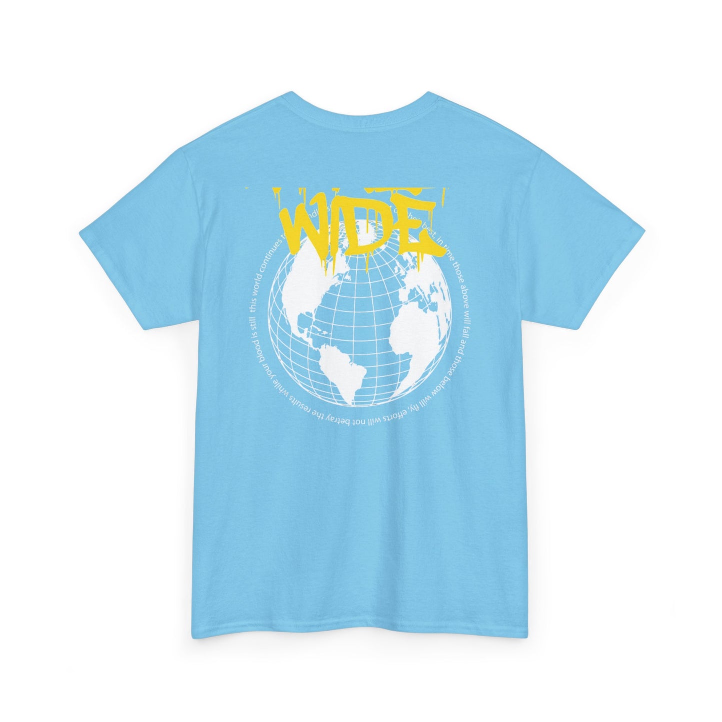 Unisex Heavy Cotton Tee - Worldwide Graphic Tee for Travel Enthusiasts