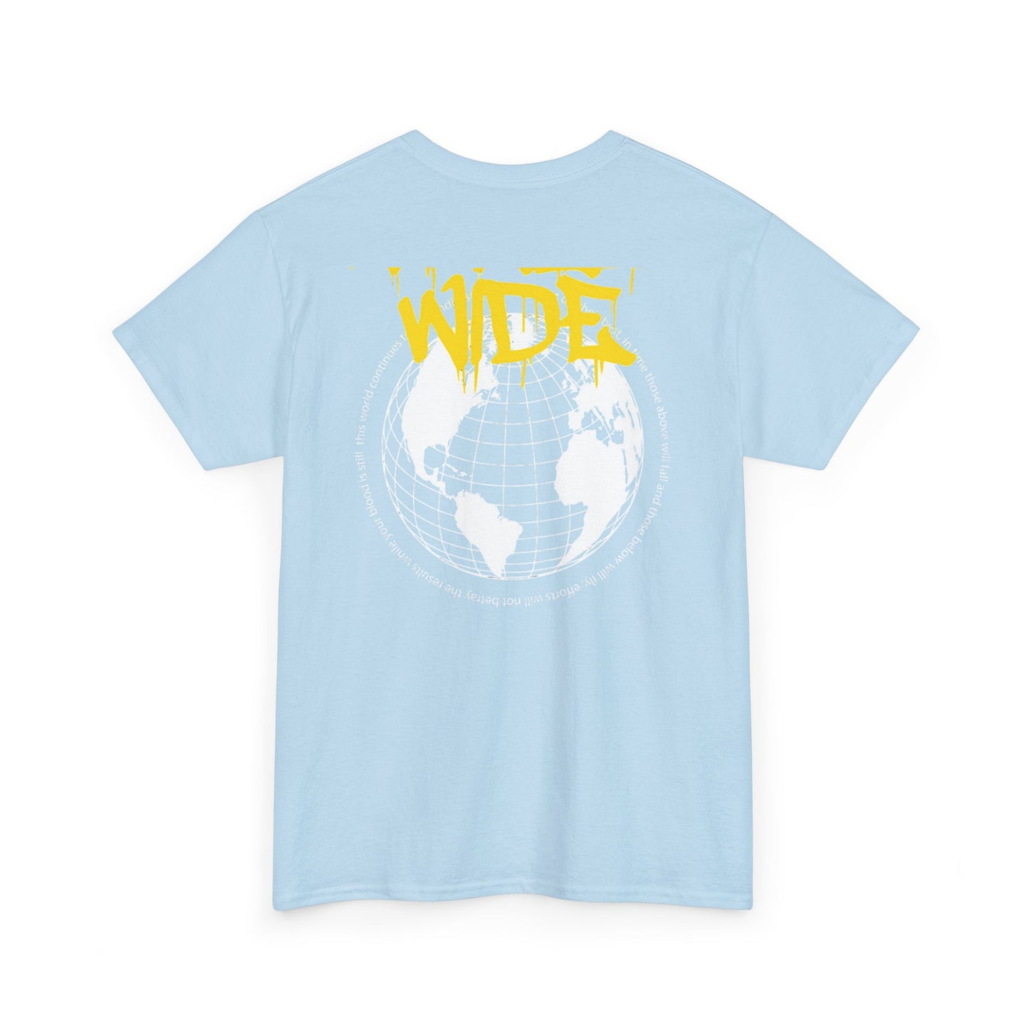 Unisex Heavy Cotton Tee - Worldwide Graphic Tee for Travel Enthusiasts