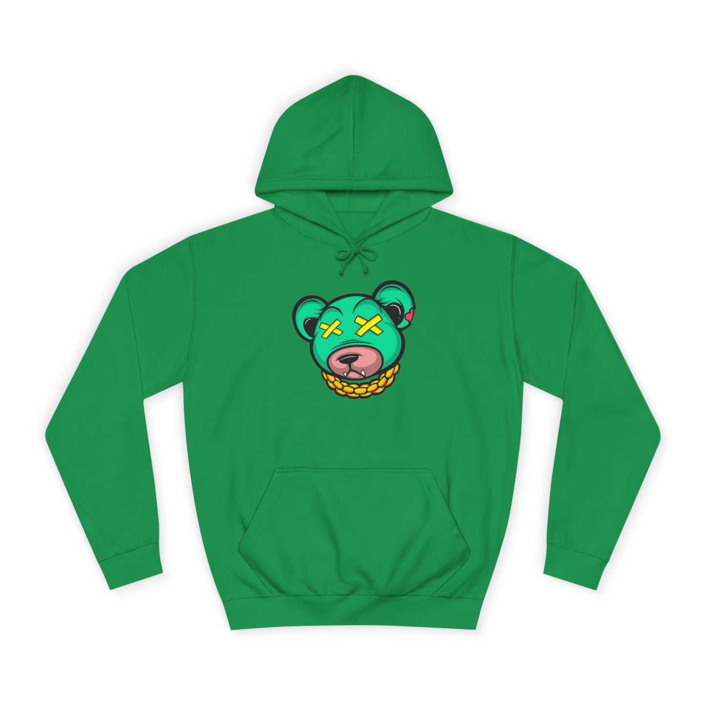 Cool Cartoon Bear Unisex College Hoodie